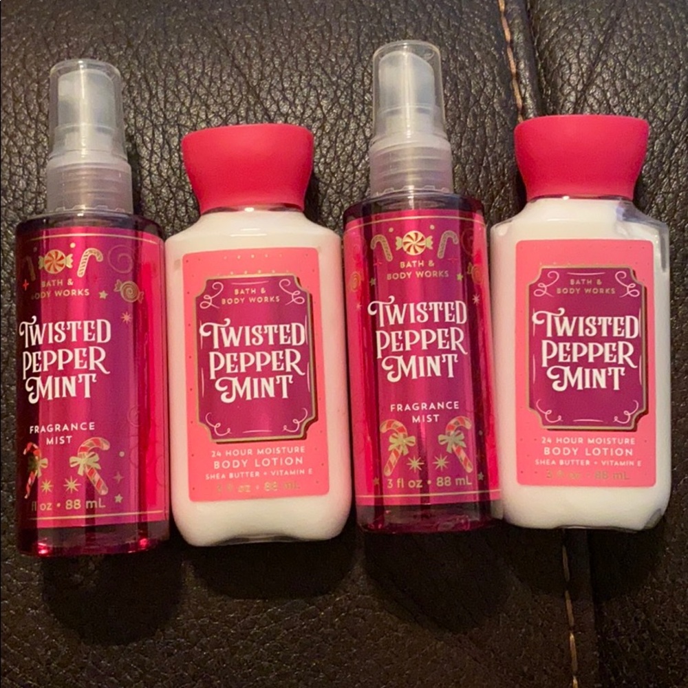 Bath & Body Works Twisted Peppermint TRAVEL SIZE